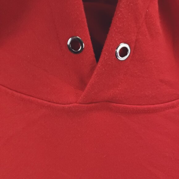 Givenchy Hoodie Mens 2XL Red Embroidered Long Sleeve - Picture 7 of 12
